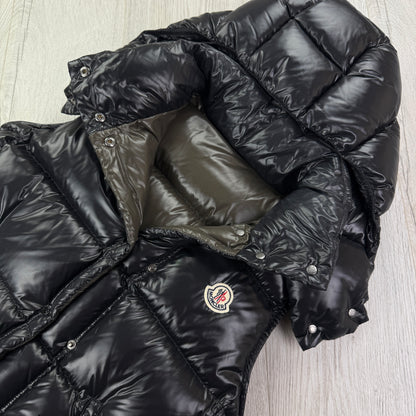 Moncler Women’s Galene Black Hooded Gilet - Size 3