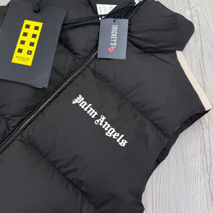 Moncler x Palm Angels Men’s Black Down Gilet - Size 2