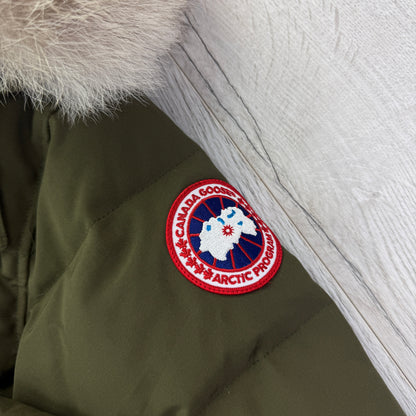 Canada Goose Men’s Khaki Green Wyndham Parker Jacket - Small Fusion