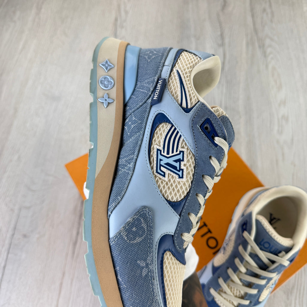 Louis Vuitton Men’s Blue Run Away Trainers - Uk 7.5 (Fit Uk 8)