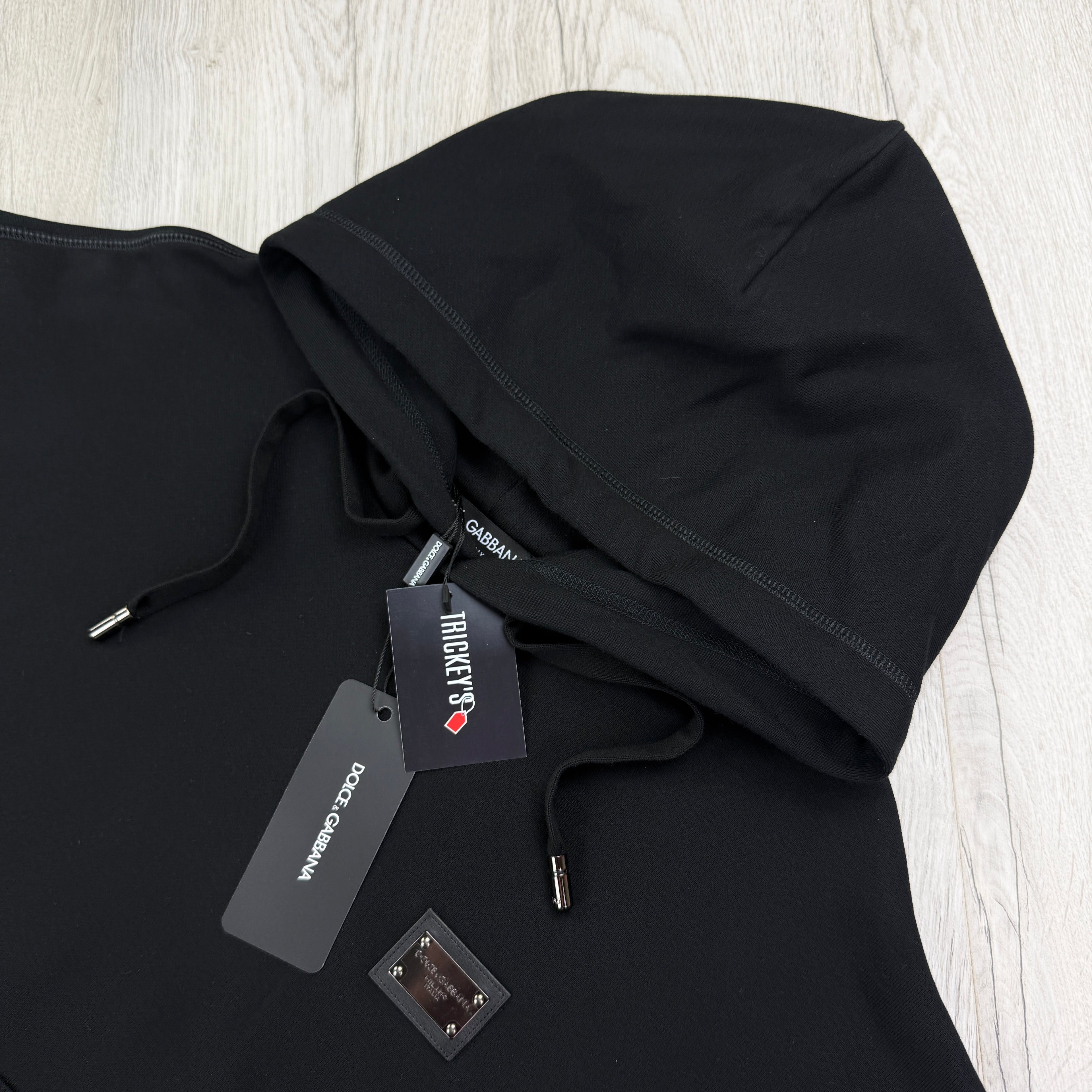 Dolce & Gabbana Men’s Pullover Black Hoodie