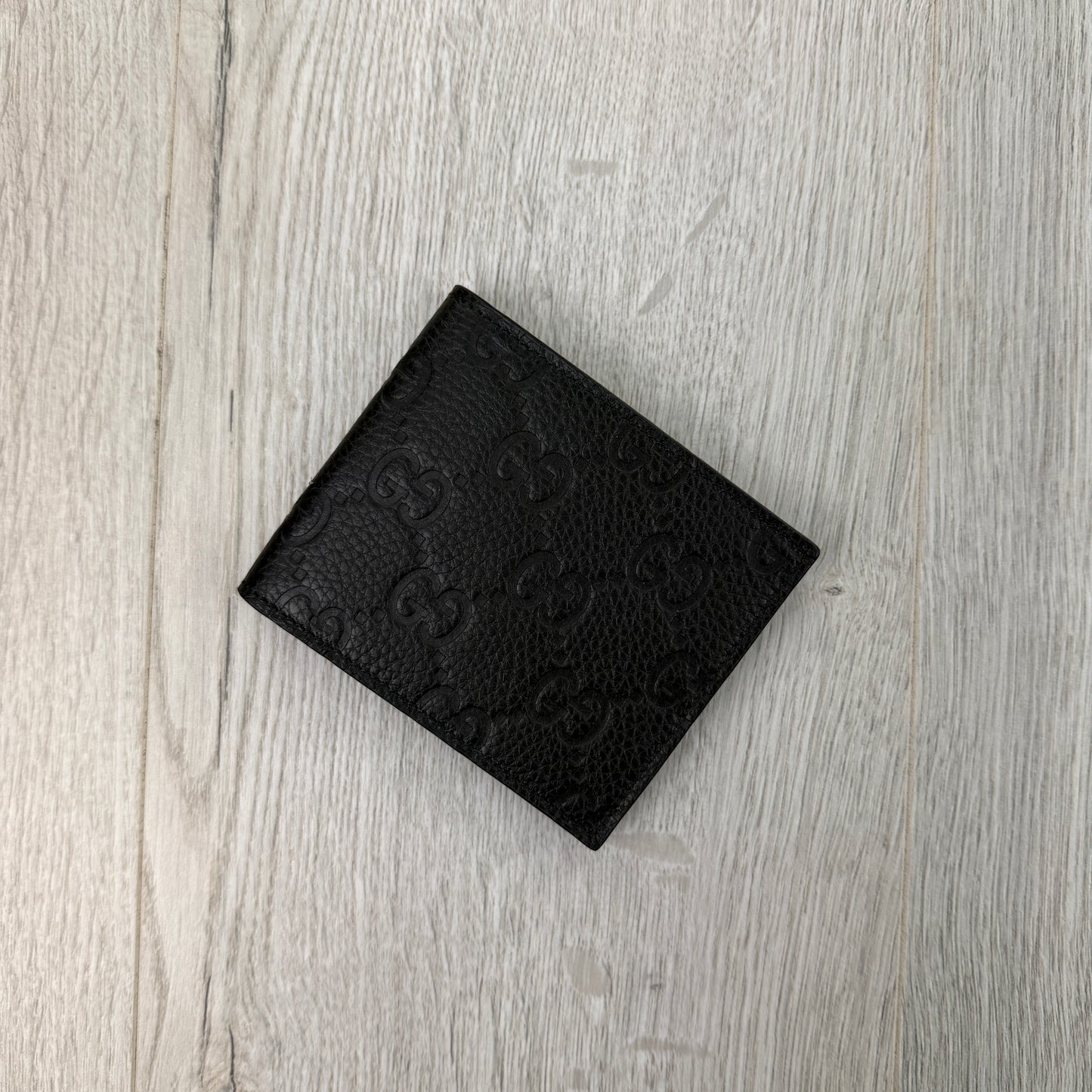 Gucci Men’s GG Leather Monogram Wallet