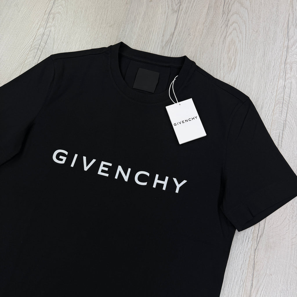 Givenchy Men’s Black T-shirt - Large Slim