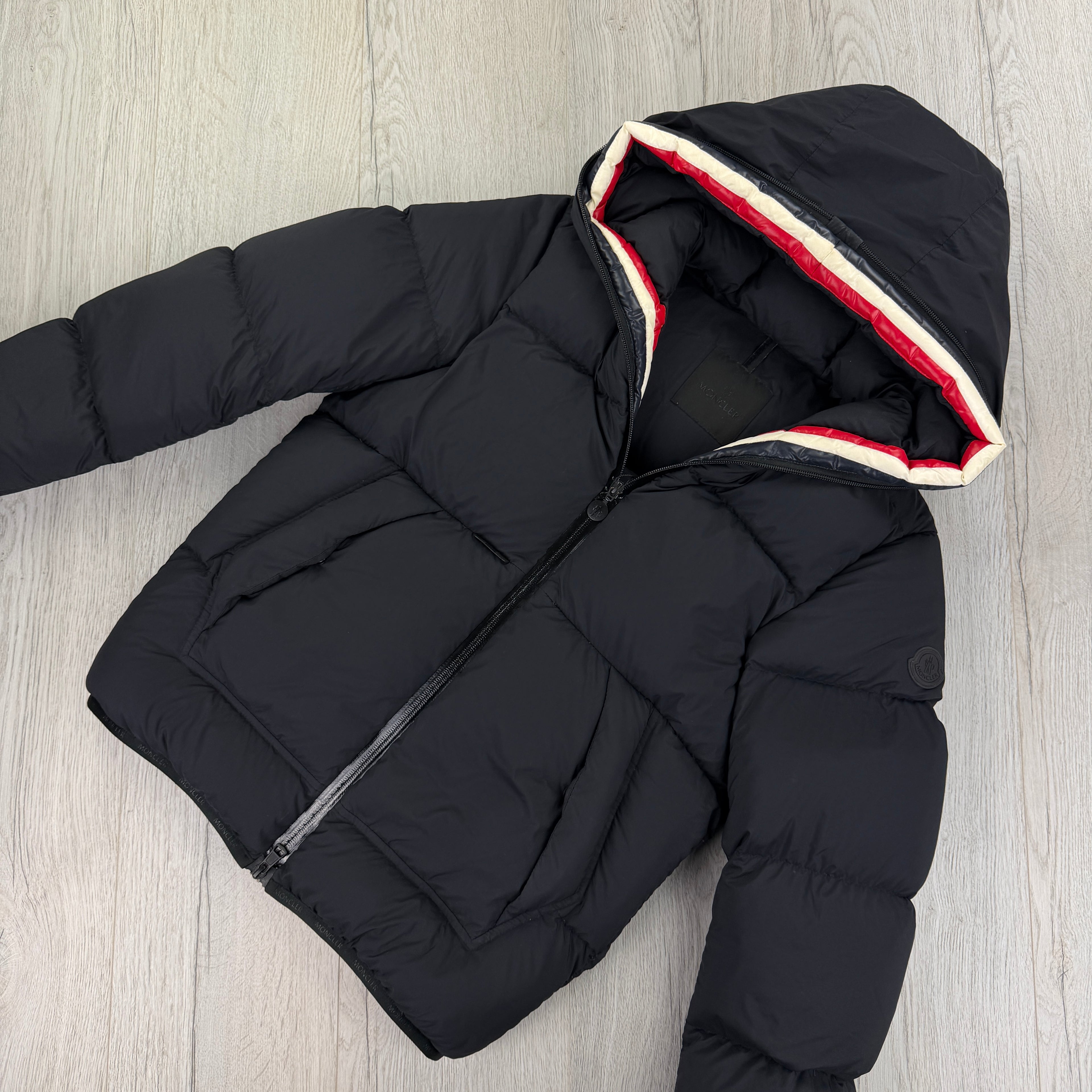 Moncler Men’s Black Champsaur Jacket Black Badge - Size 0