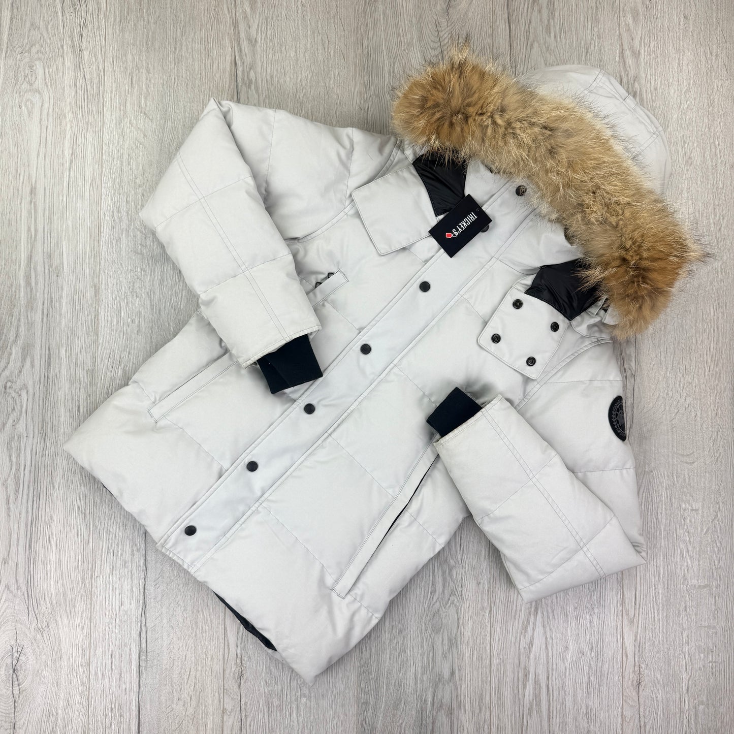 Canada Goose Men’s Silverburch Wyndham Black Badge Parker Jacket - XS