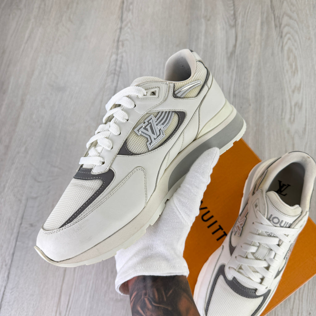 Louis Vuitton Men’s White Run Away Trainers - Uk 8 (Fit Uk 8.5)
