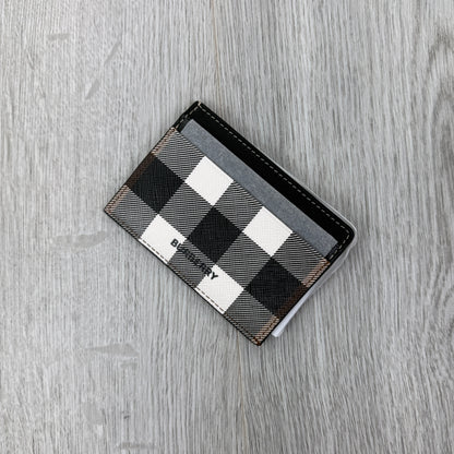 Burberry Check Dark Birch Card Case