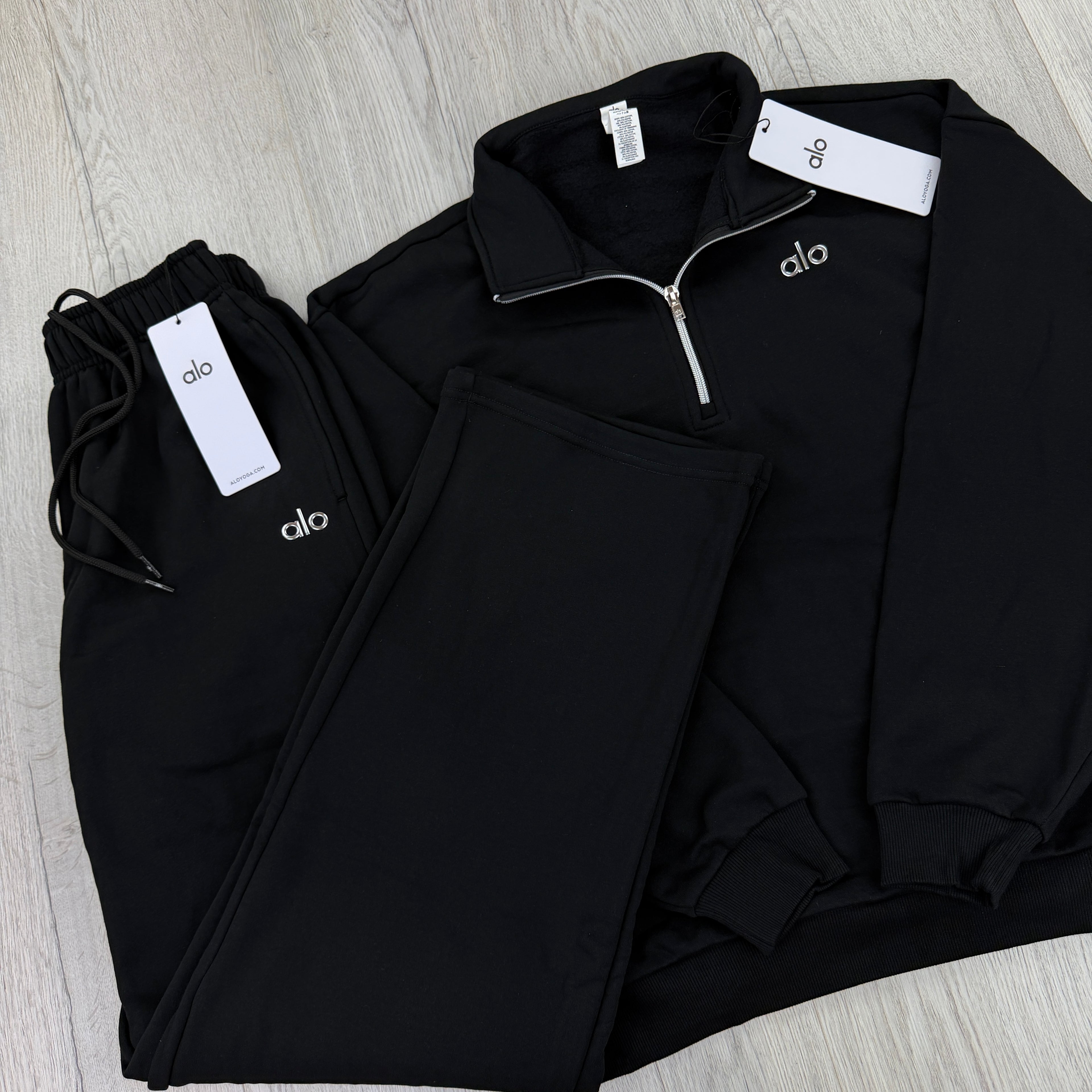 Alo Men’s Black Full Tracksuit