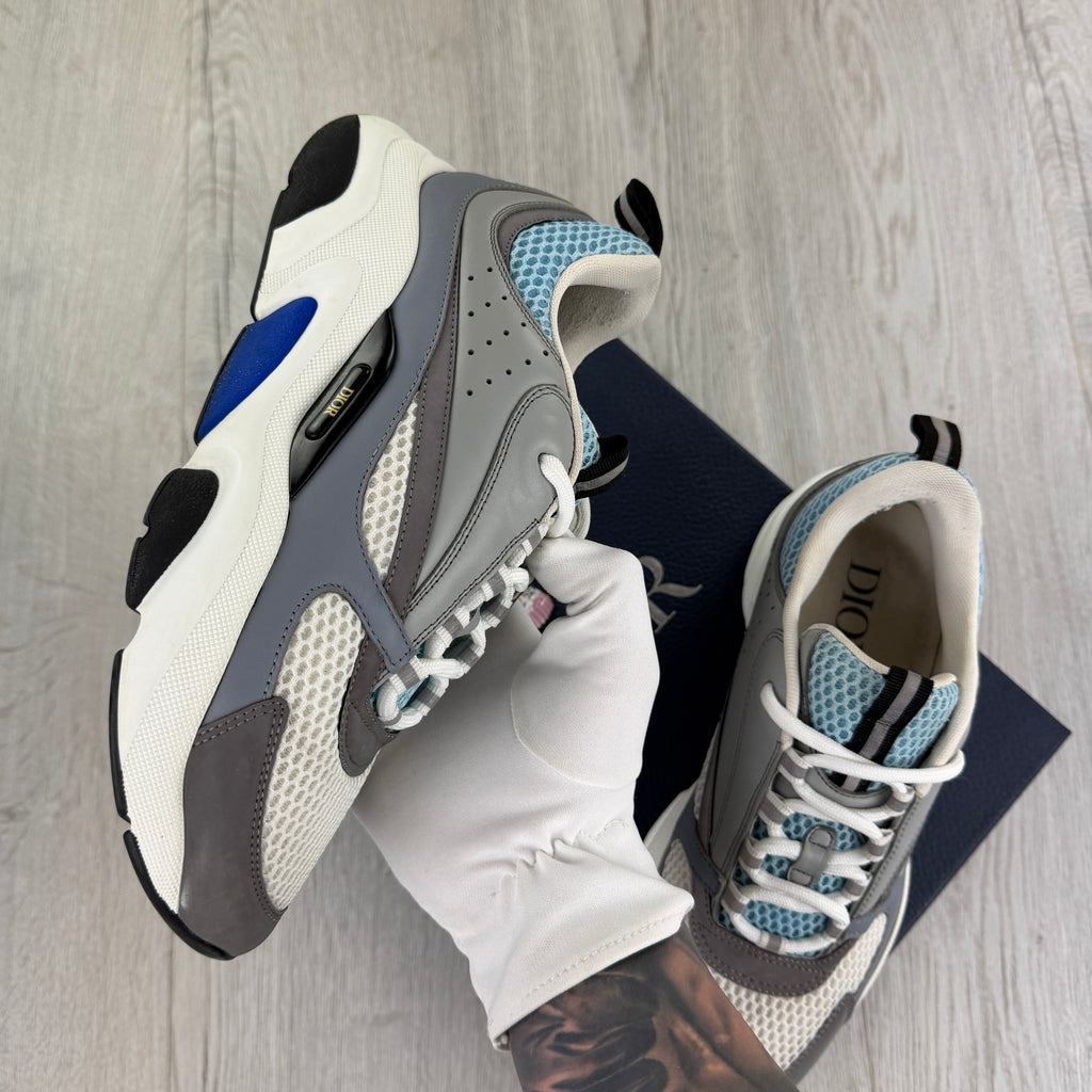 Dior B22 Men’s Baby Blue Runners - 42 (Fit Uk 7.5)