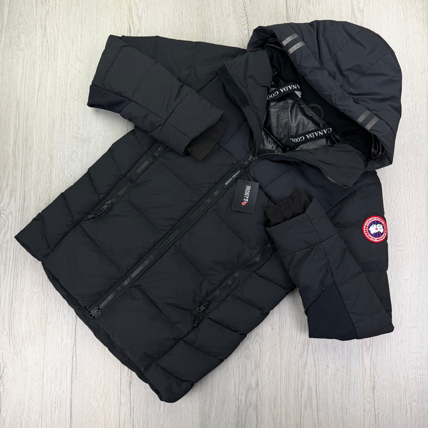 Canada Goose Men’s Black Padded Hybridge Down Jacket - Large