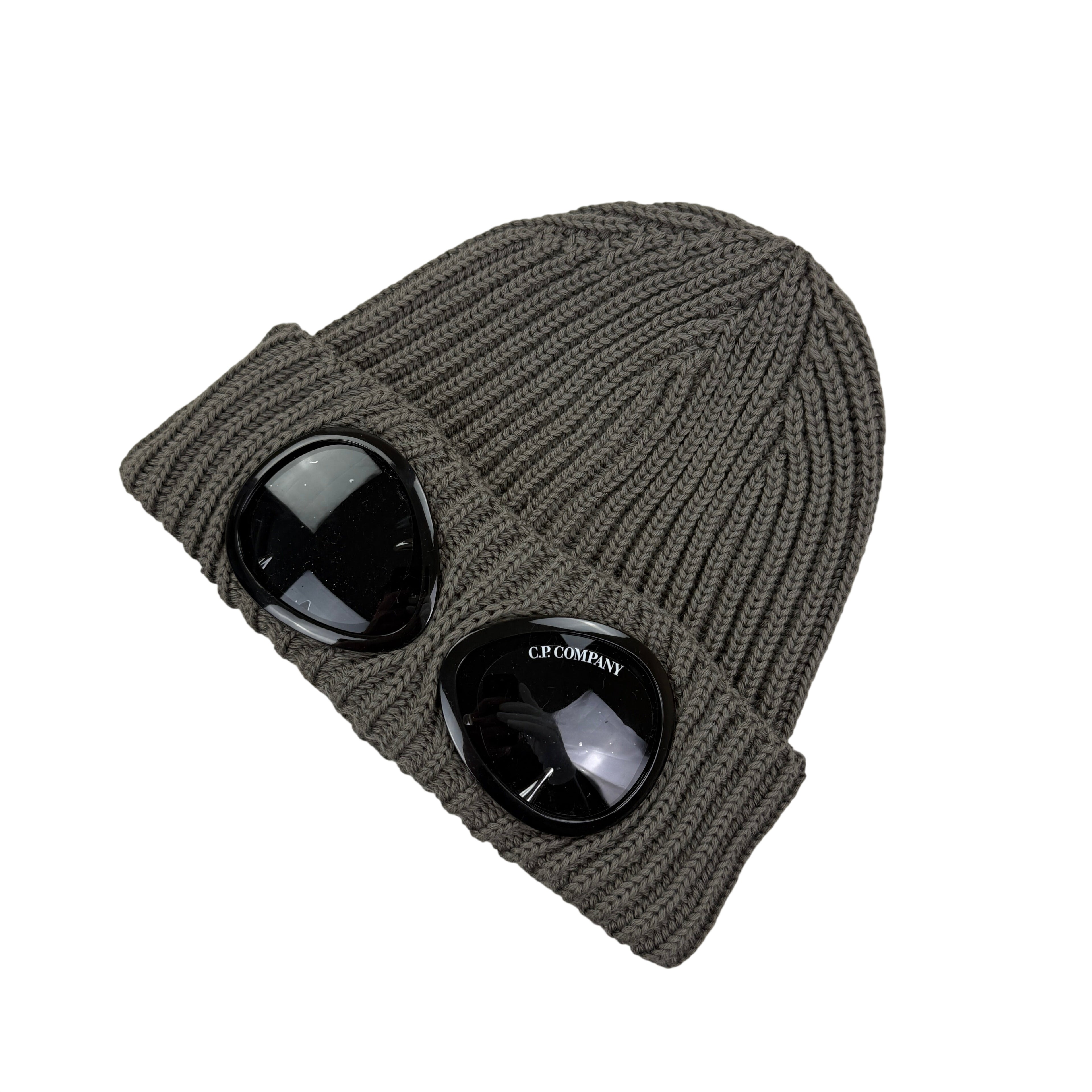 CP Company Men’s Grey Goggle Beanie