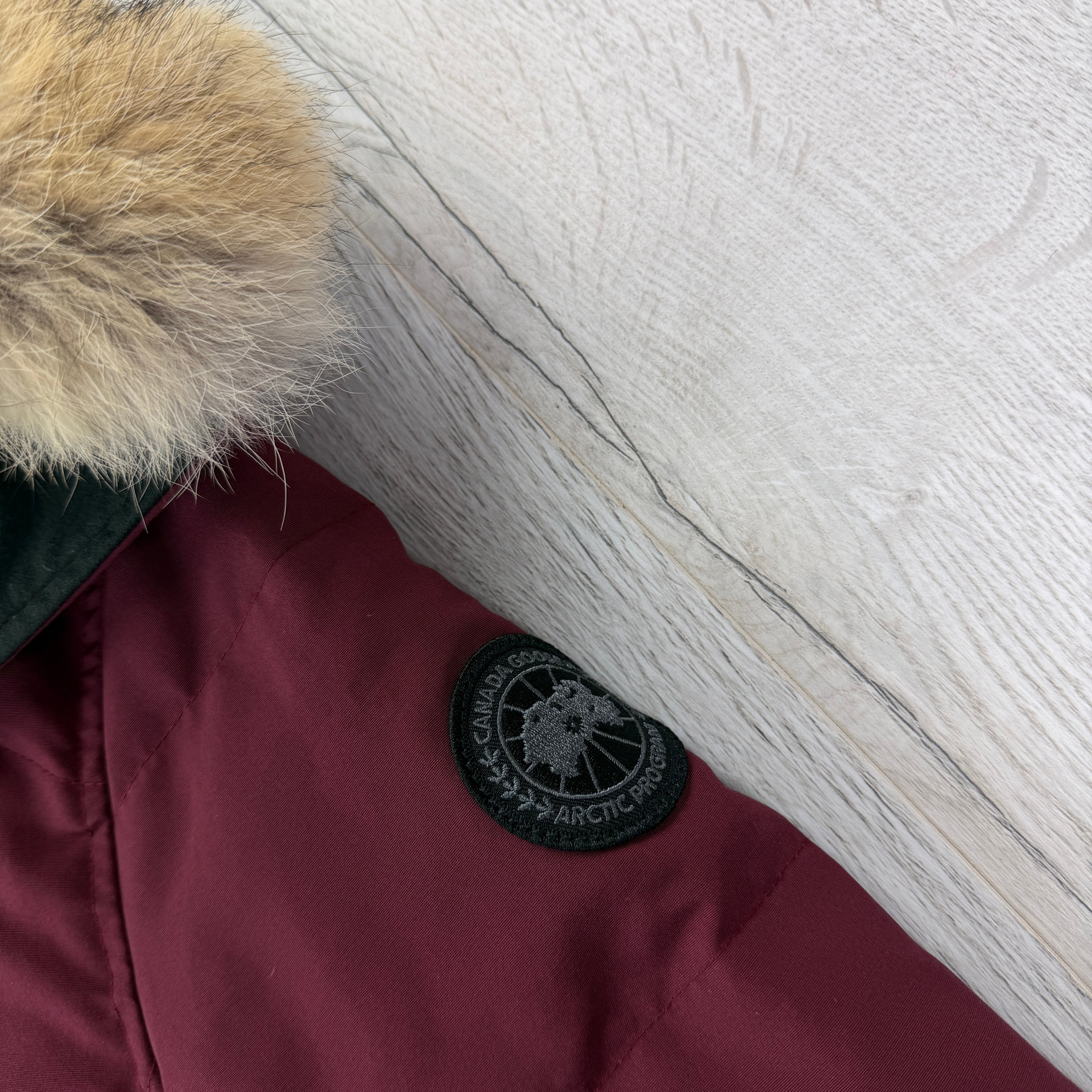 Canada Goose Women’s Loretta  Burgundy Parker Jacket - XS