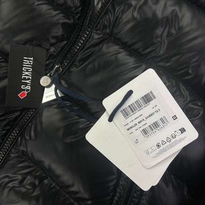 Moncler Men’s Maya Black Zip-up Down Jacket
