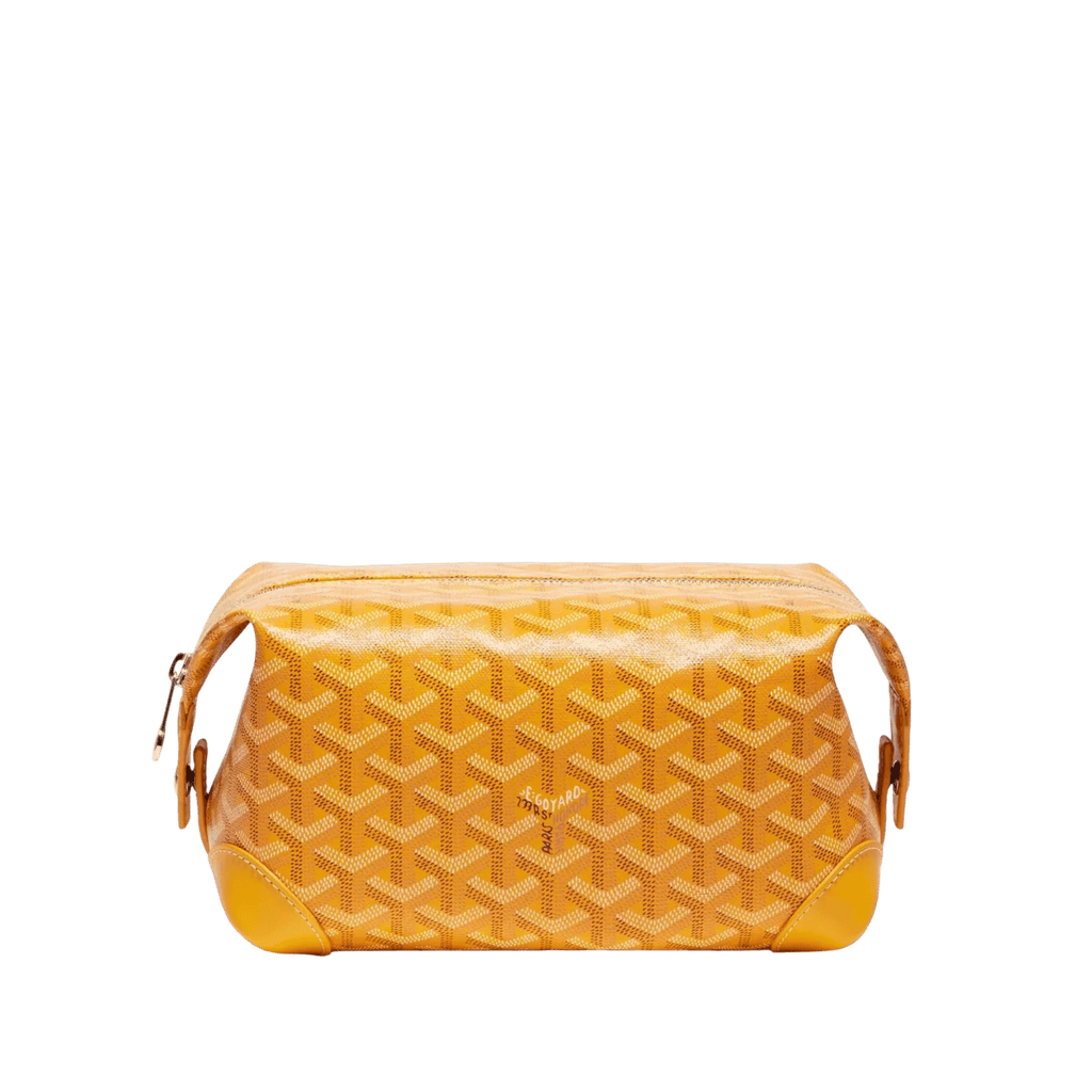 Goyard Bowling 25 Toiletry Bag Yellow