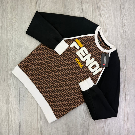 Fendi Men’s Crewneck Jumper - Small
