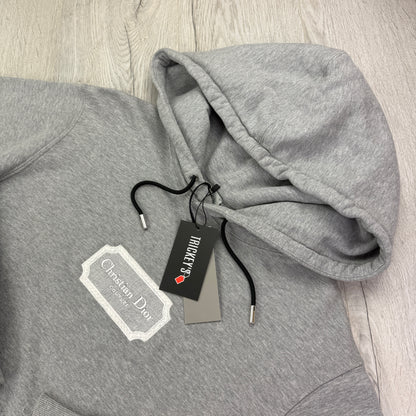 Dior Couture Men’s Grey Pullover Cotton Hoodie - Small
