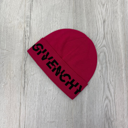 Givenchy Men’s Pink Wool Beanie