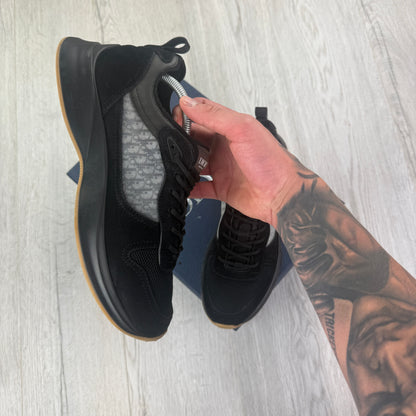 Dior B25 Men’s Black Suede Trainers - Uk 9.5