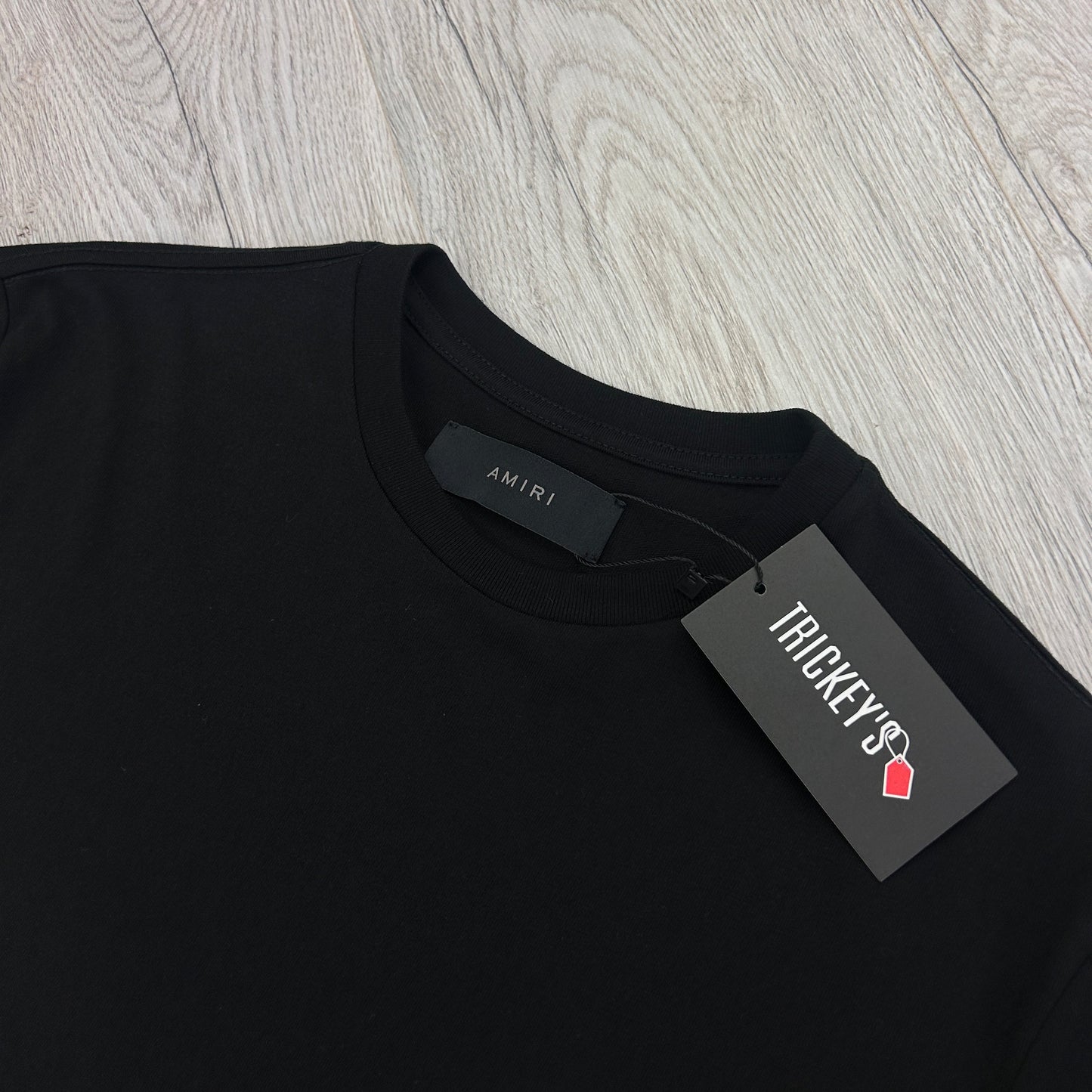Amiri Men’s Black T-shirt Small Logo