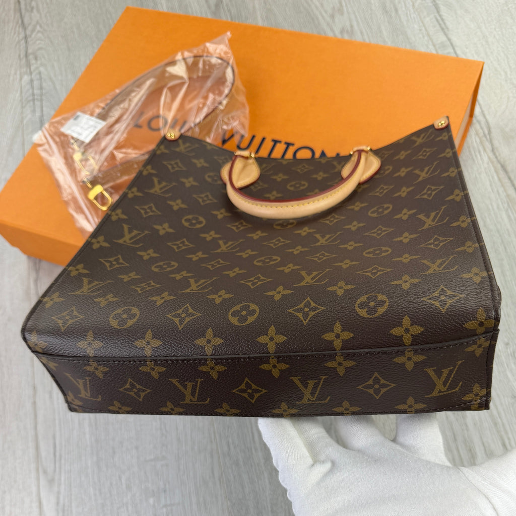 Louis Vuitton Women’s Brown Monogram Cloth Tote Bag
