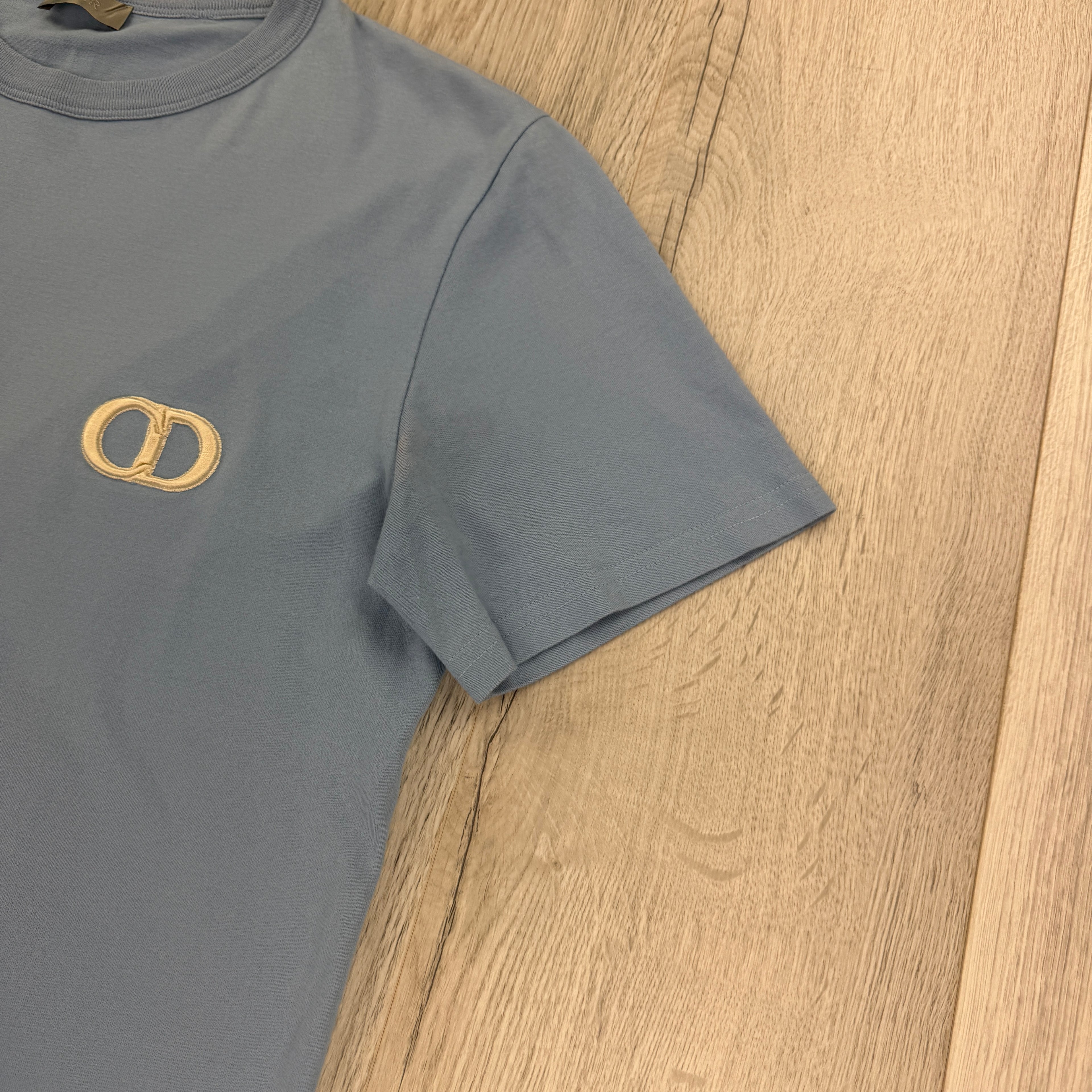 Christian Dior Men’s Baby Blue T-shirt - Medium