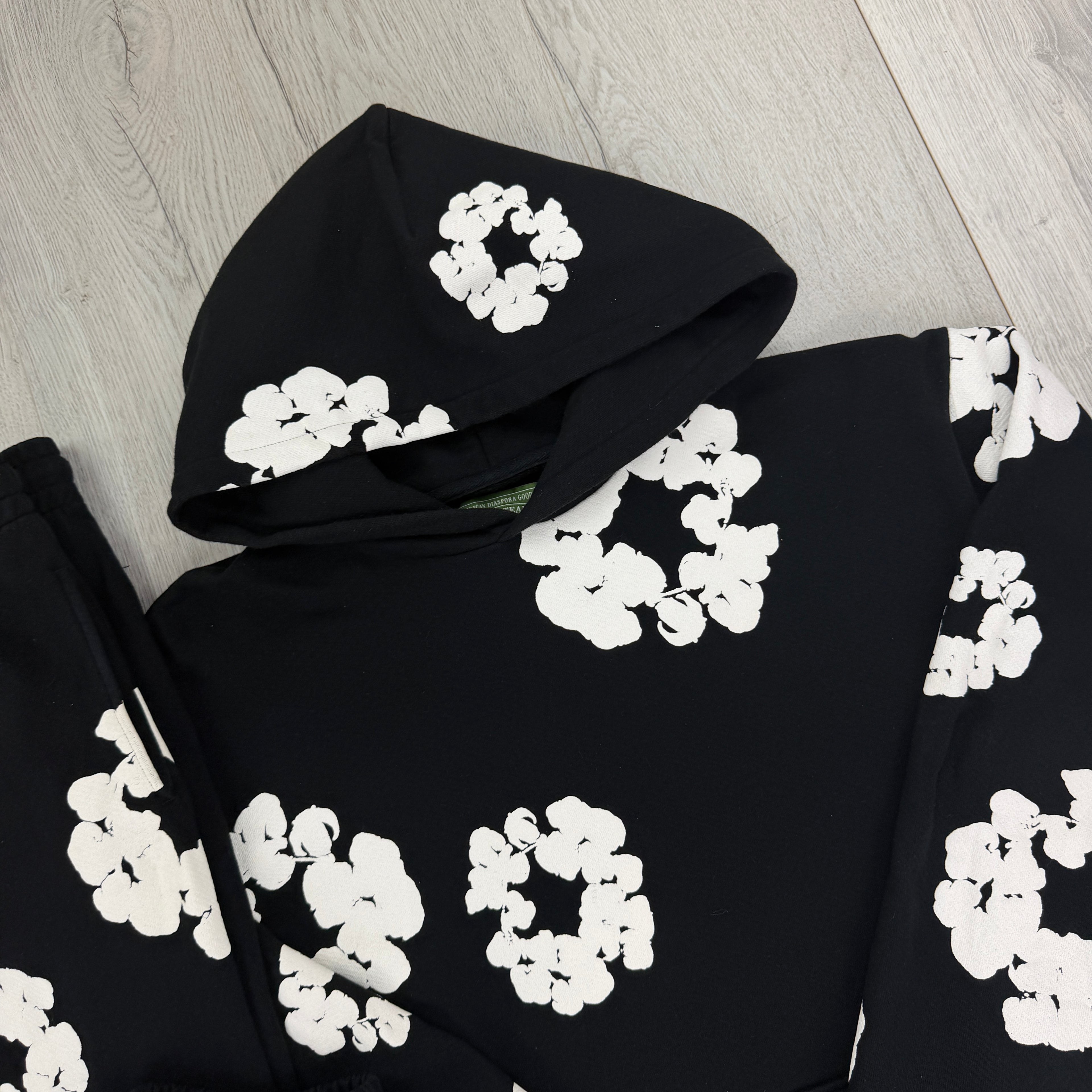 Denim Tears Black White Tracksuit - Large