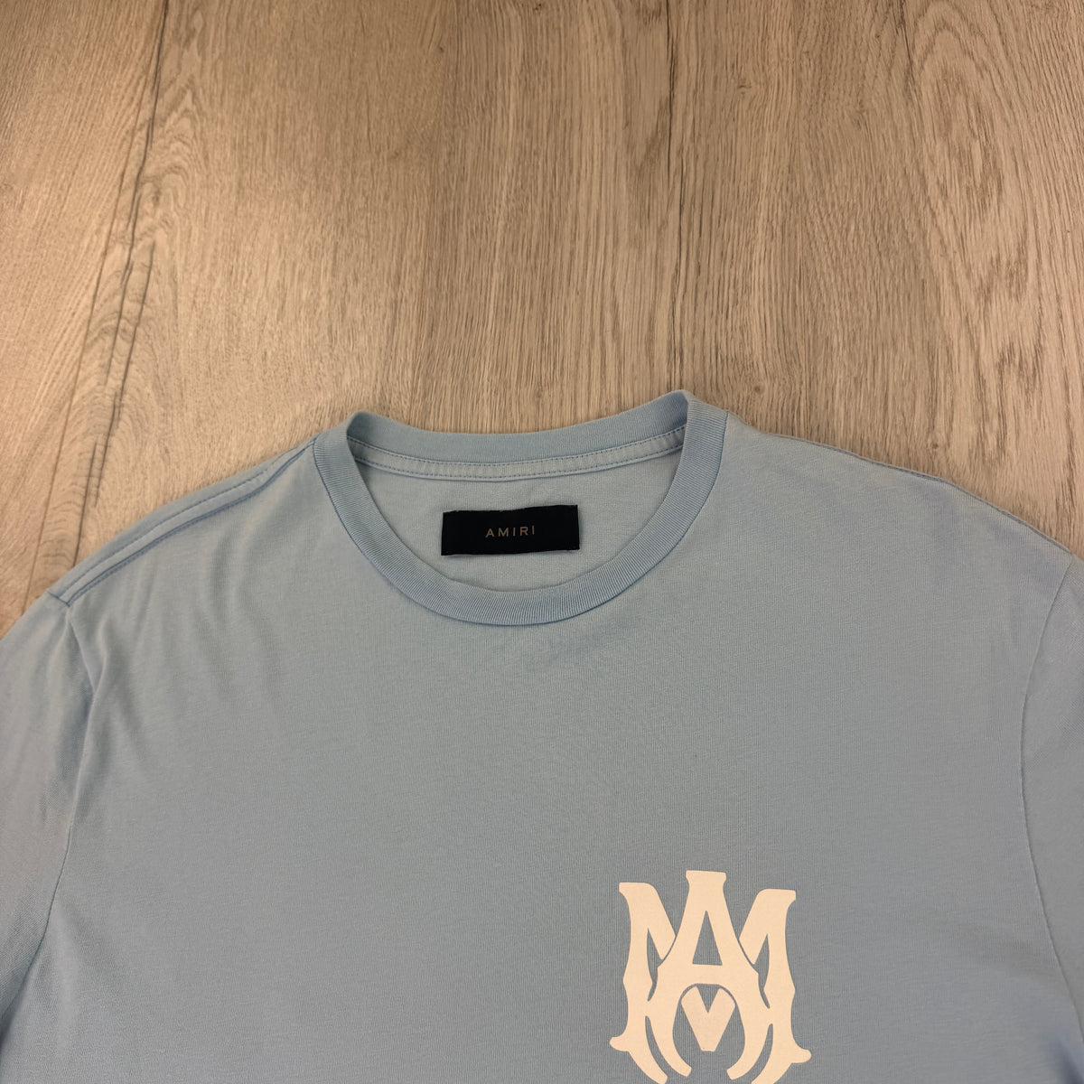 Amiri Men’s Baby Blue T-shirt - Large