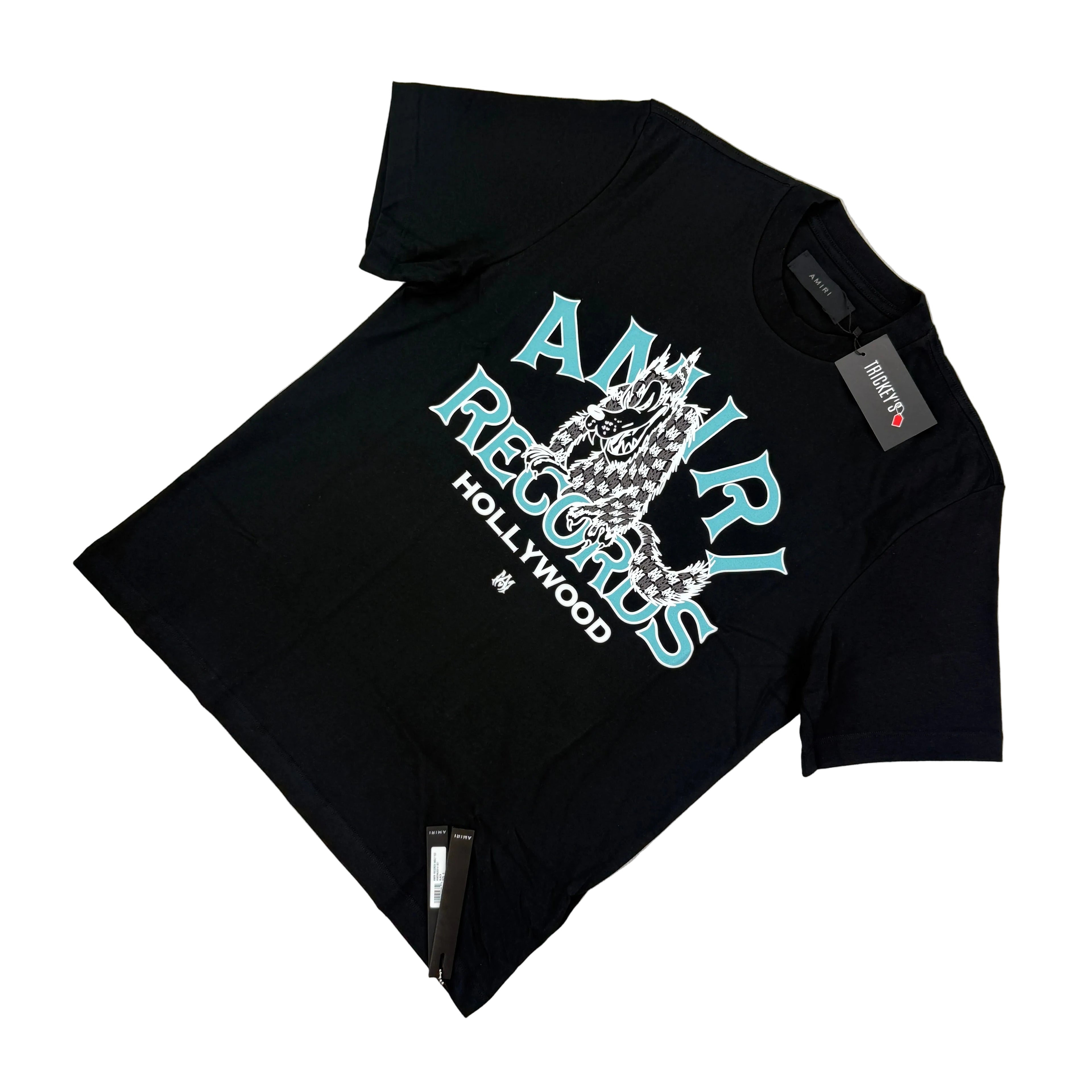 Amiri Records Hollywood Black T-shirt