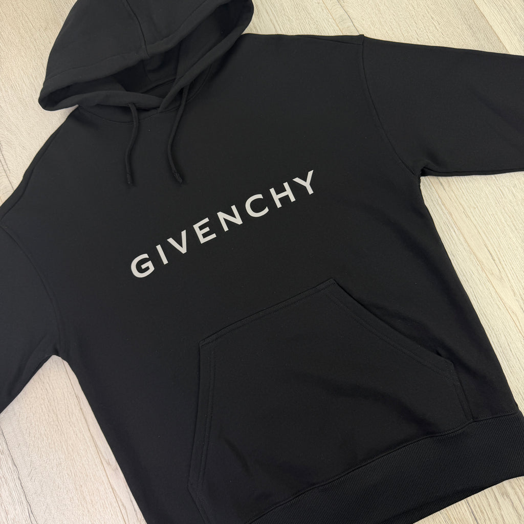 Givenchy Men’s Black Pullover Hoodie - Small (Fit Medium)