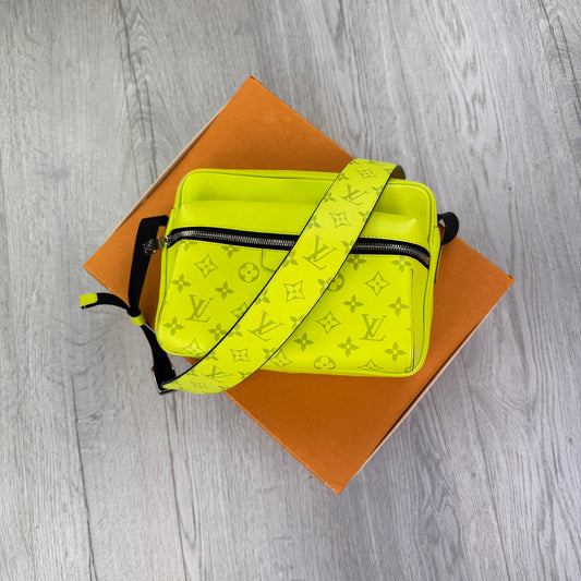 Louis Vuitton Men’s Neon Yellow Outdoor Messenger Bag