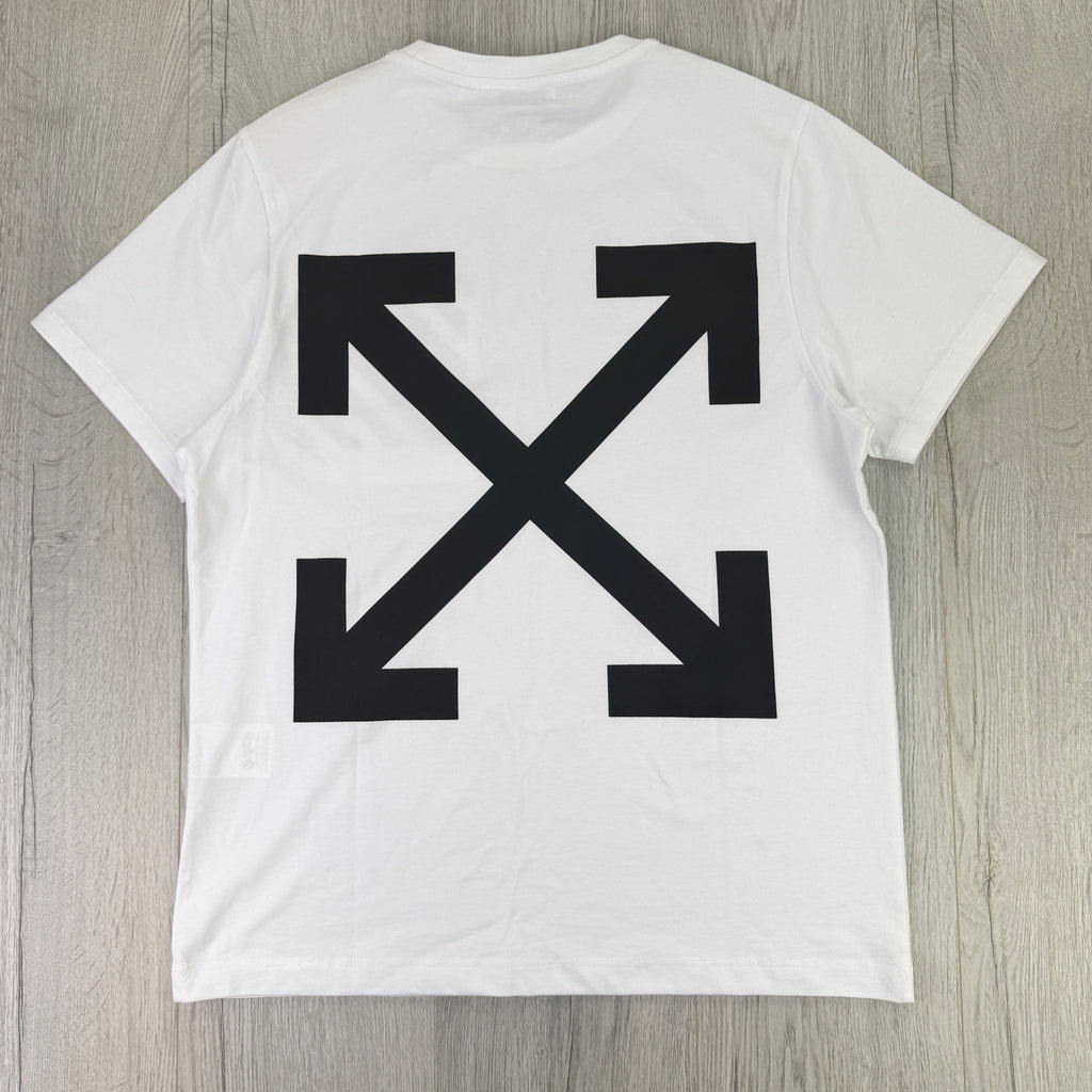 Off White Men’s White T-shirt - Medium