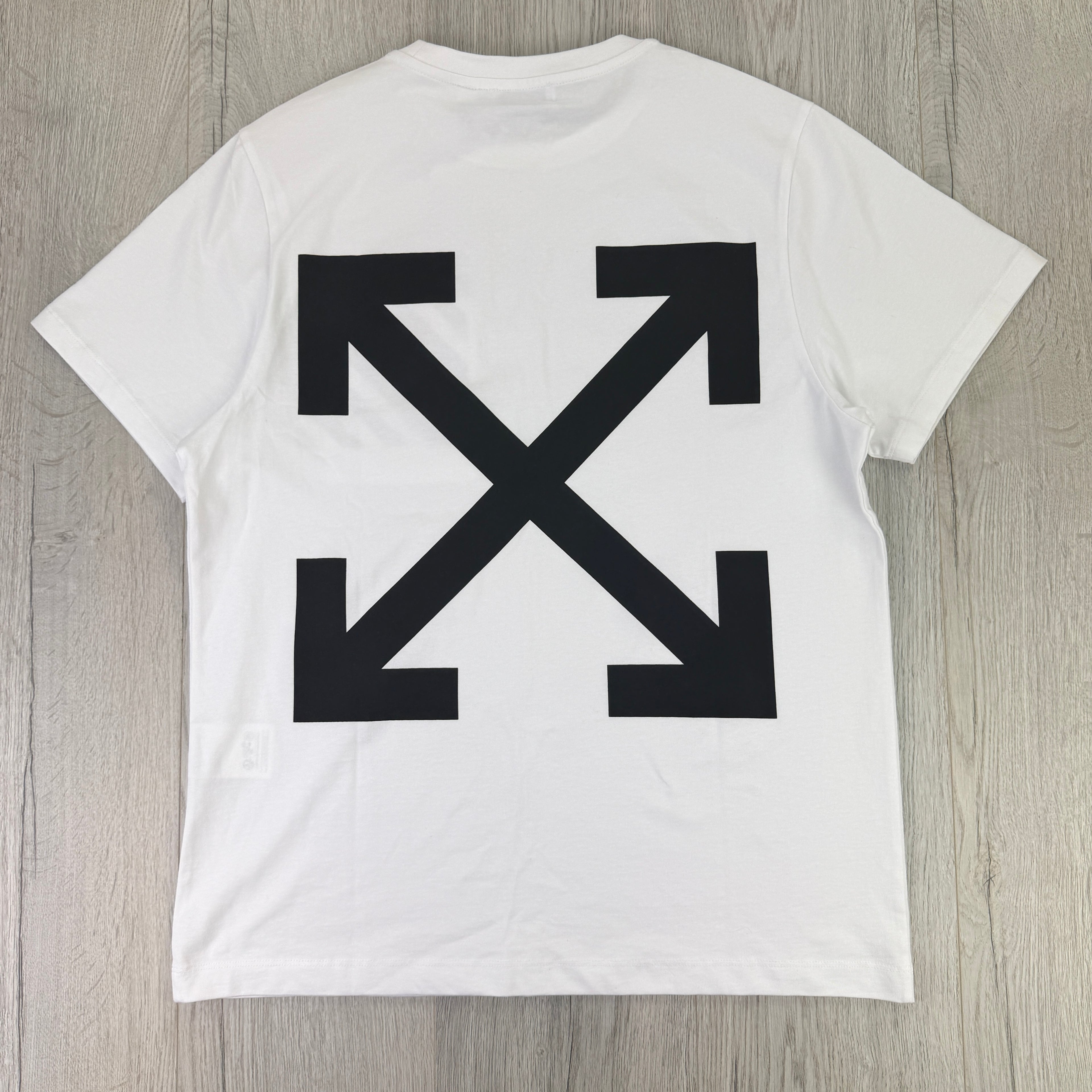Off White Men’s White T-shirt - Medium