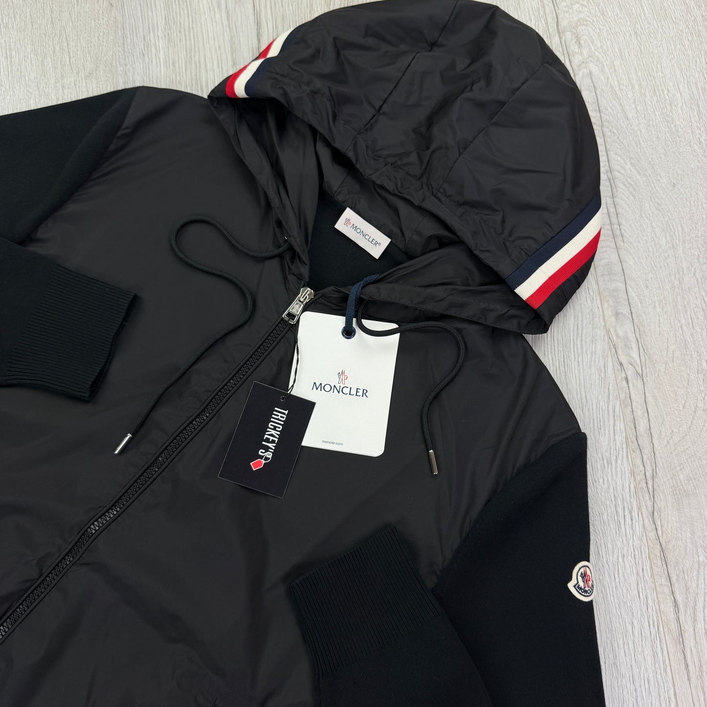 Moncler Men’s Black Maglia Cardigan - XL Slim
