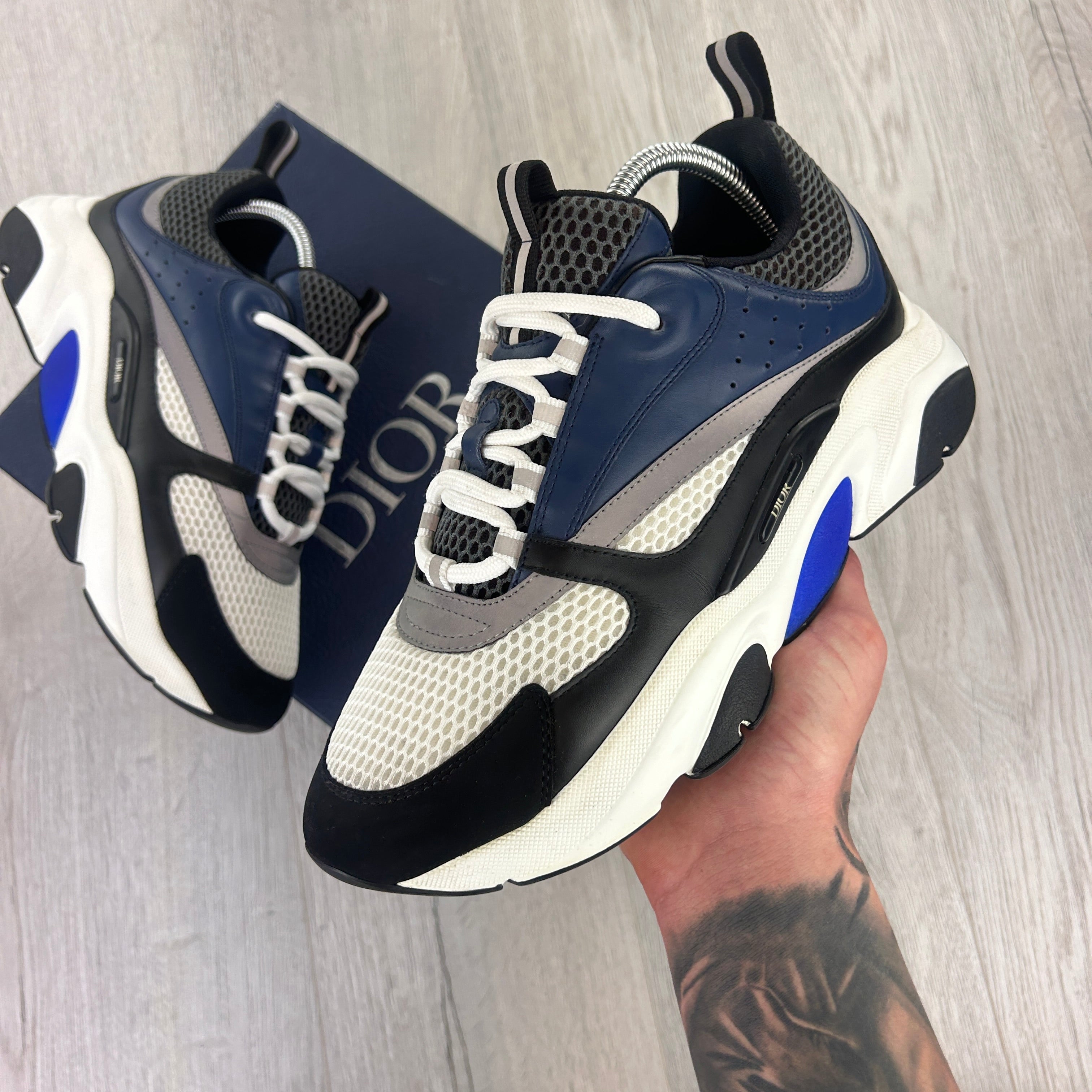 Dior B22 Men’s Navy Runners - 44 (Fit Uk 9)