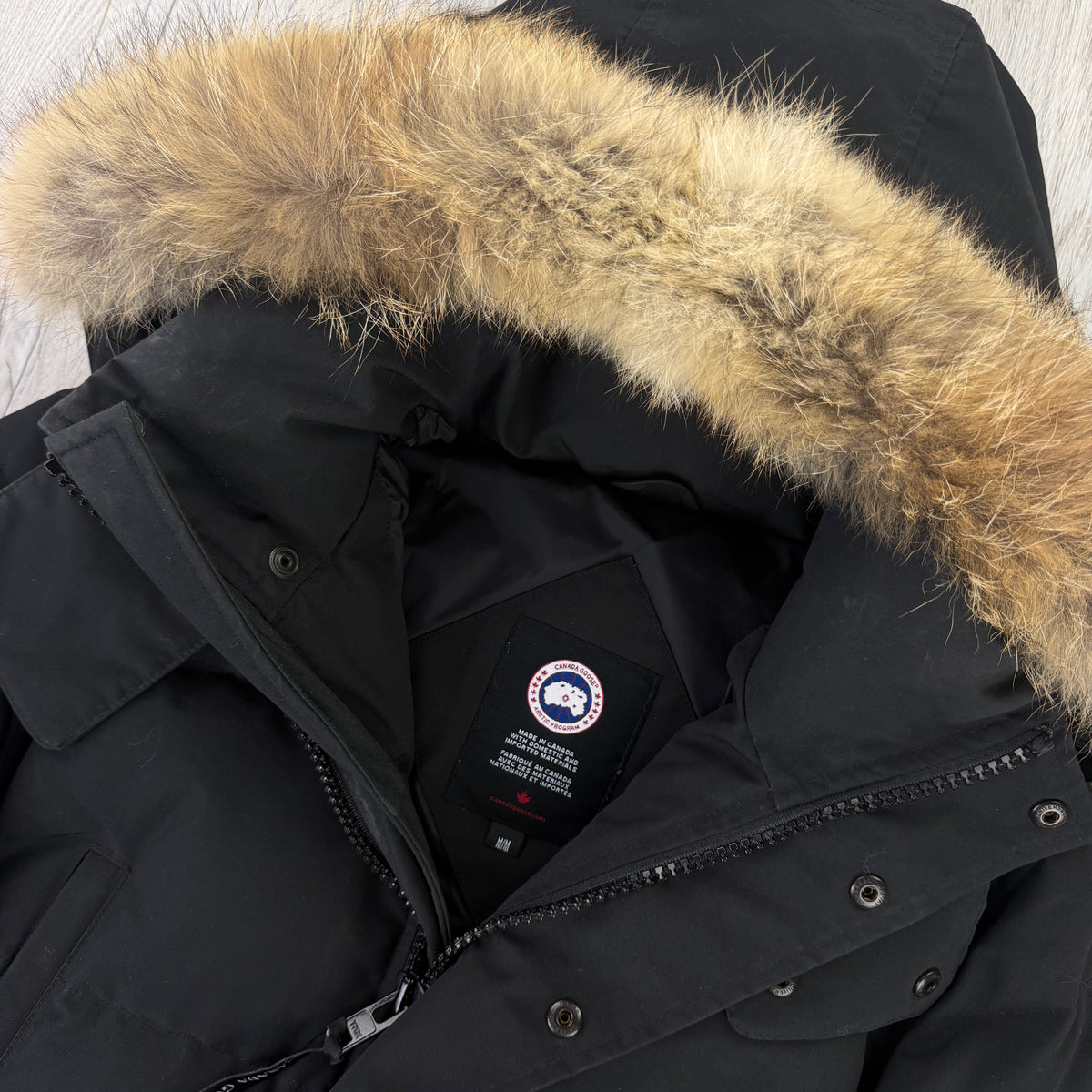 Canada Goose Men’s Black Wyndham Parker Jacket - Medium