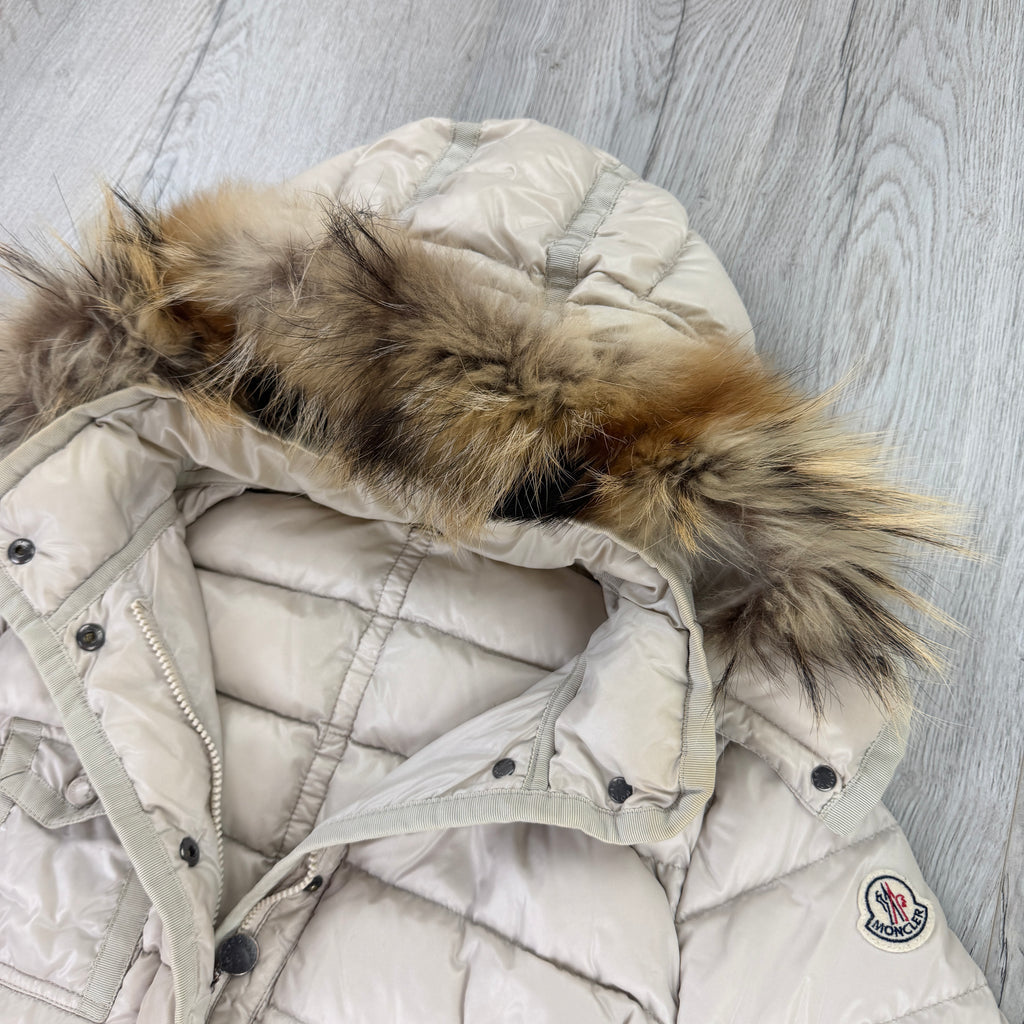 Moncler Women’s Cream / Beige BadyF Down Jacket - Size 3 (Medium)