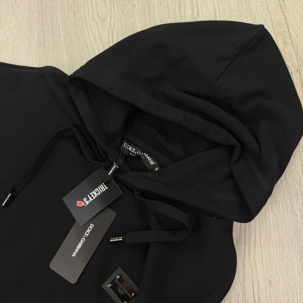 Dolce & Gabbana Men’s Pullover Black Hoodie