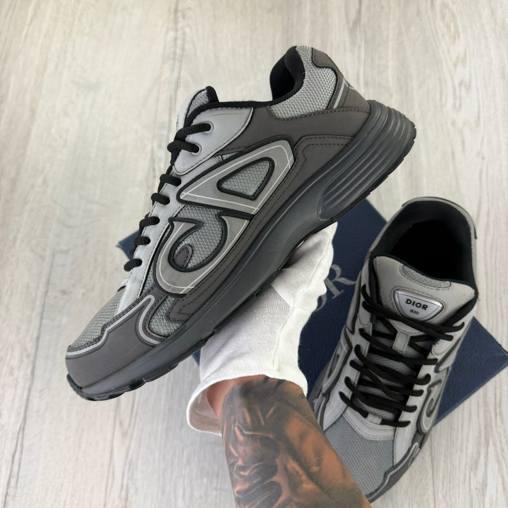 Dior B30 Men’s Dark Grey Anthracite Runners - 43 (Uk 9)