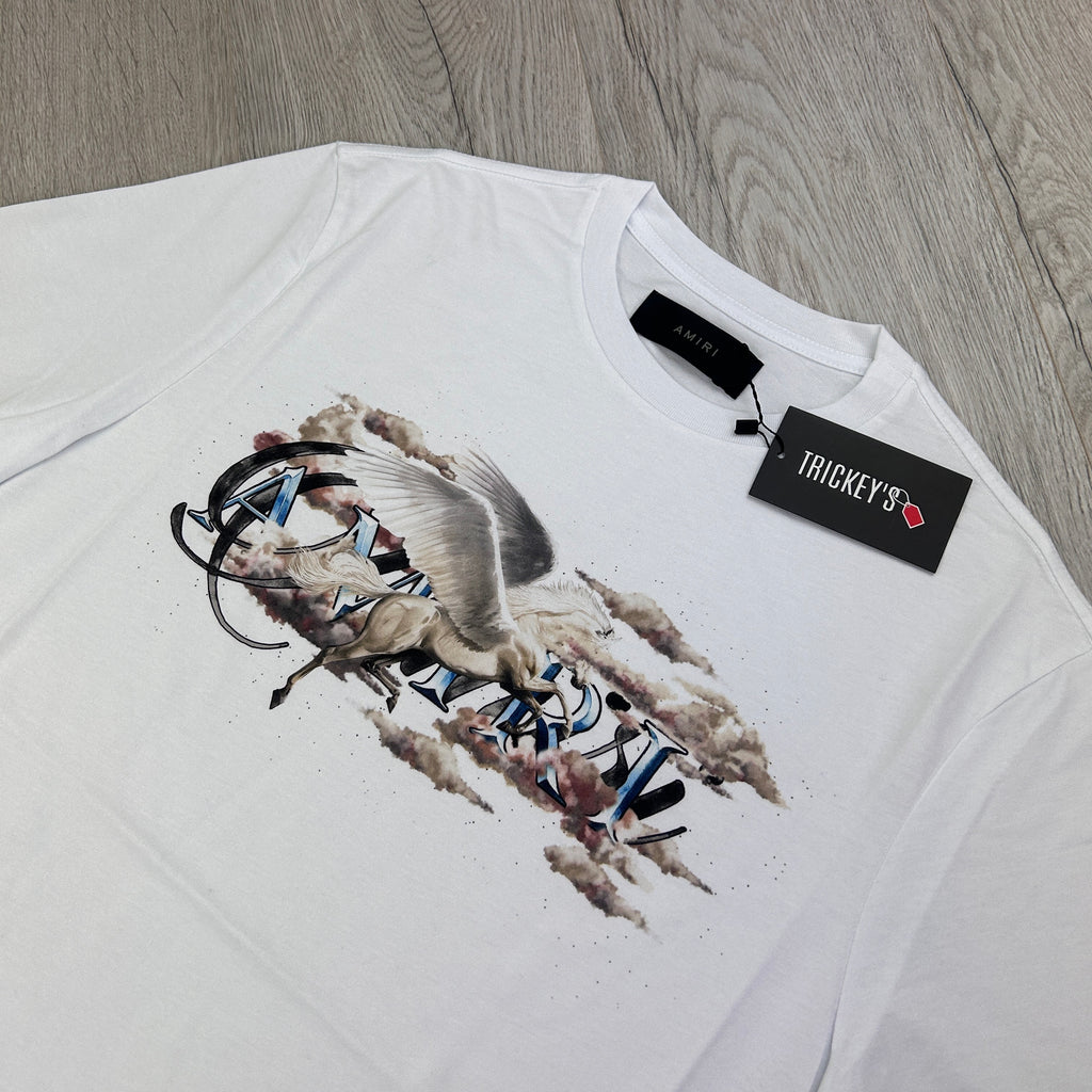 Amiri Men’s Pegasus White T-shirt