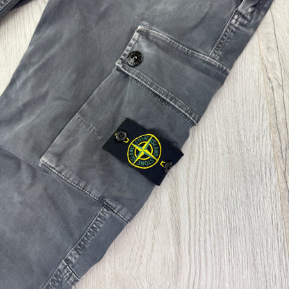 Stone Island Men’s Stonewashed Cargo Bottoms - Uk 33