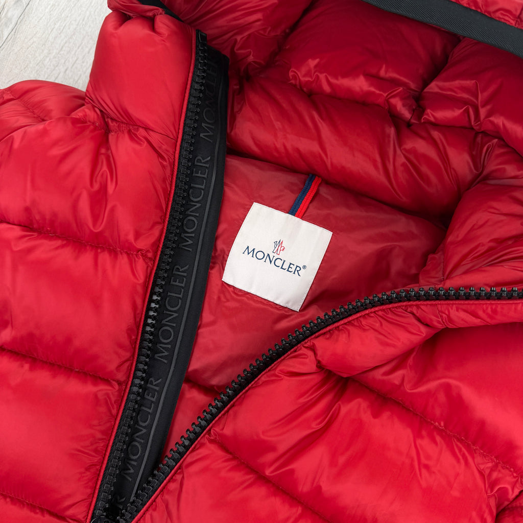 Moncler Myosotis Giubbotto Men’s Red Puffer Jacket - Size 3
