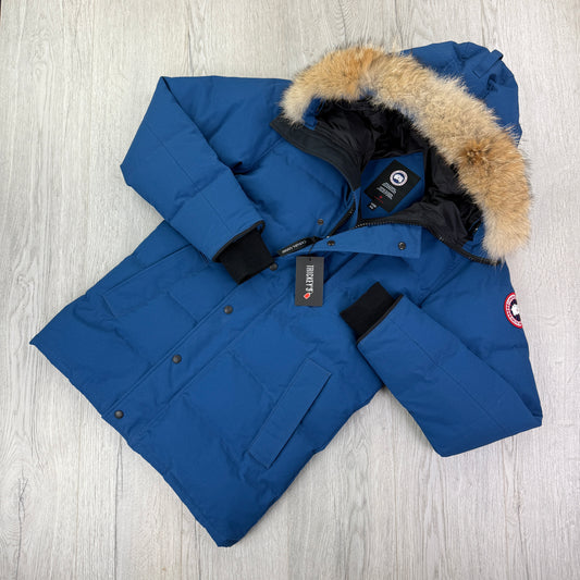 Canada Goose Men’s Royal Blue Carson Parker Jacket - Medium Fusion