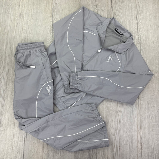 Trapstar Men’s Grey Full Tracksuit - Small