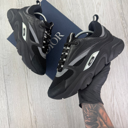 Dior B22 Men’s Triple Black Trainers - 43.5 (Fit Uk 9)