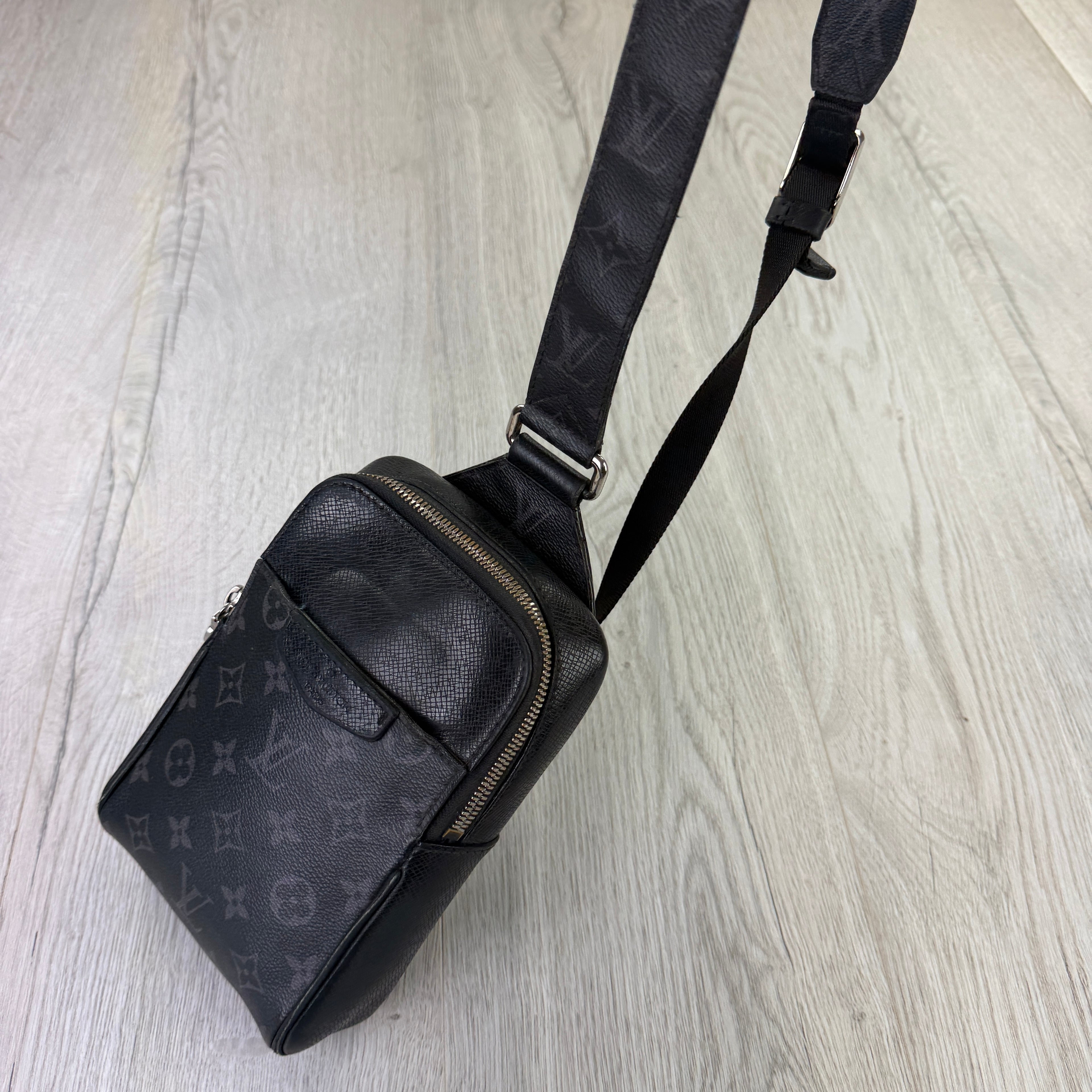 Louis Vuitton Men’s Black Sling Small Side Bag