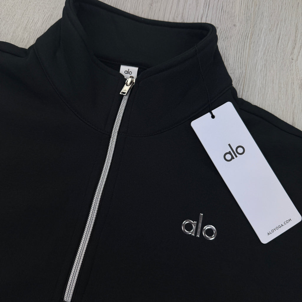 Alo Men’s Black 1/4 Zip Fleece