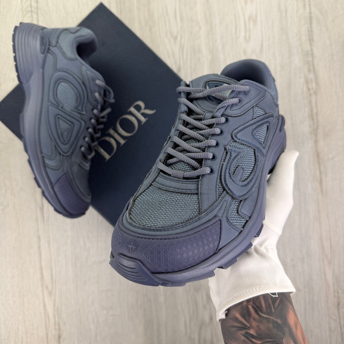 Dior x Stone Island B30 Men’s Blue Trainers - 41 (Uk 7)