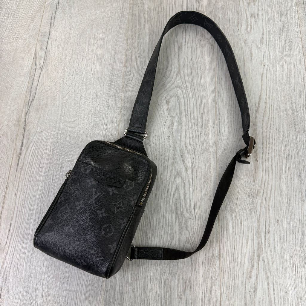 Louis Vuitton Men’s Black Sling Small Side Bag