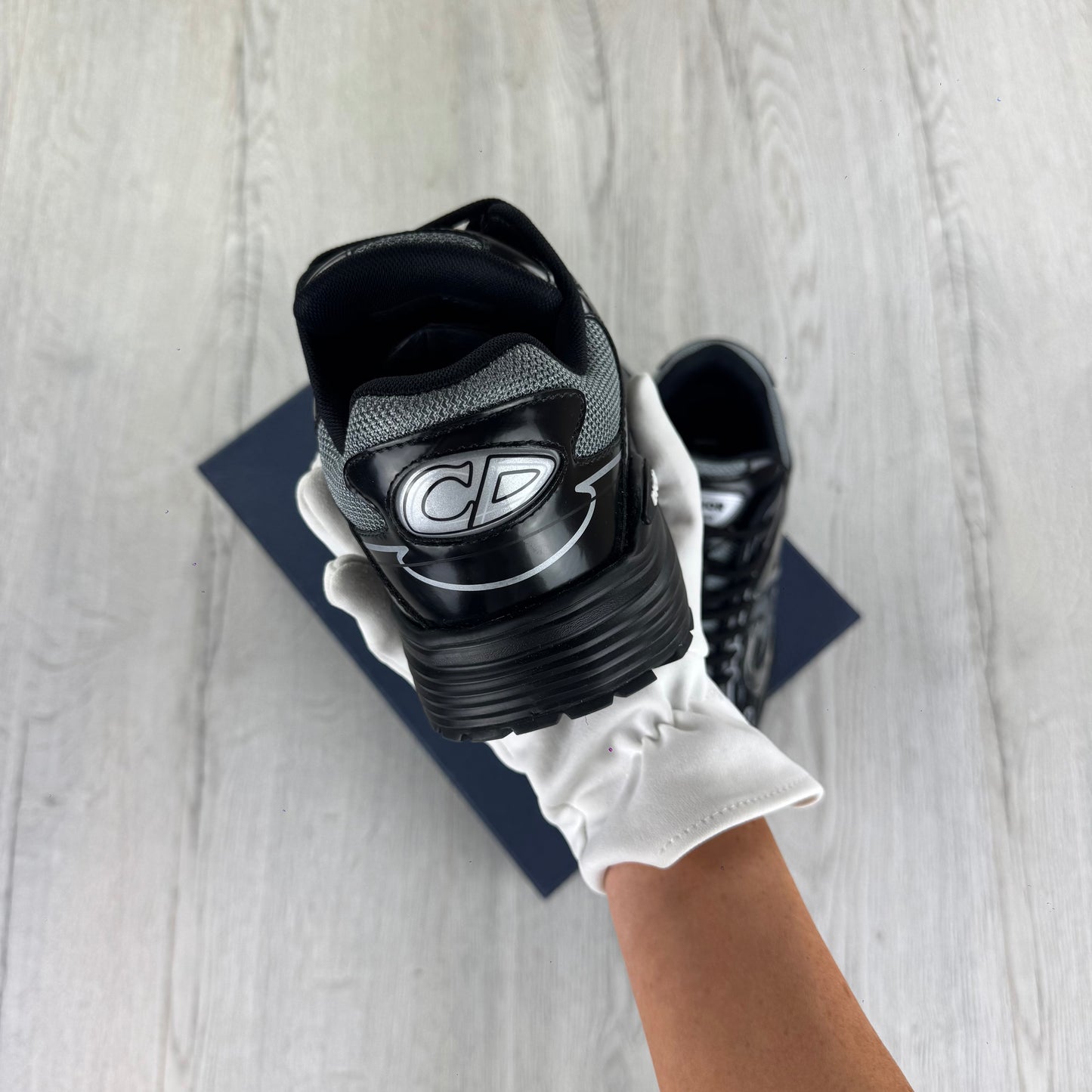 Dior B30 Men’s Black Countdown Trainers - 41 ( Fit Uk 7)