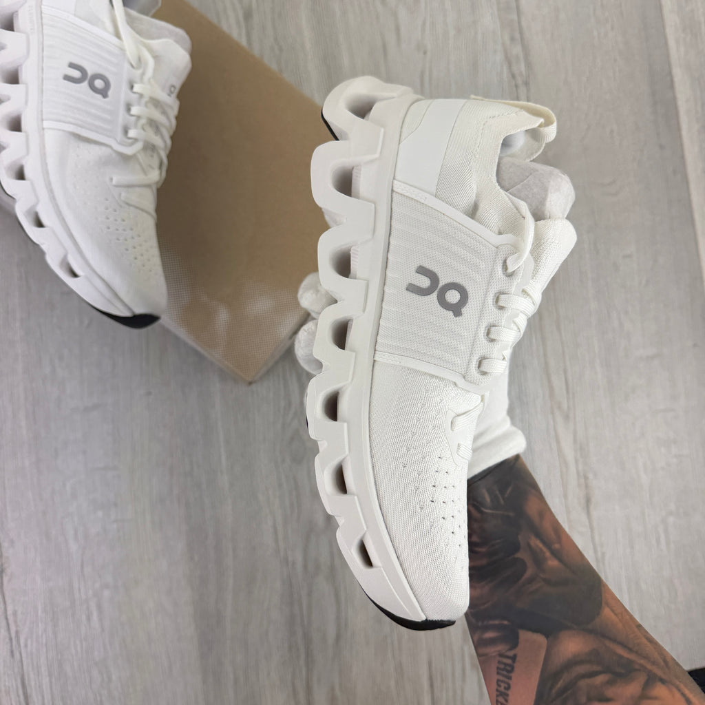 On Running Cloudswift 4 All White Trainers